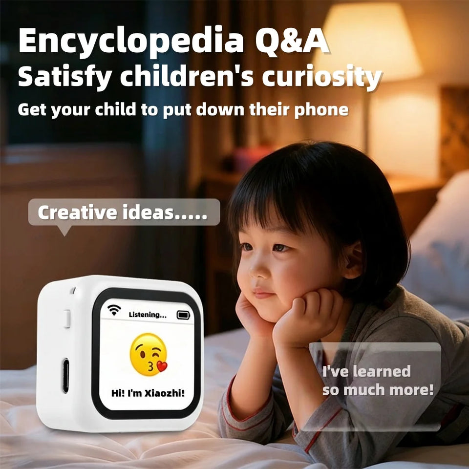 AI-C1,AI Intelligent Robot Toy for Companion Storytelling Chat Emotional Pets Trendy Gift for Kids And Adults