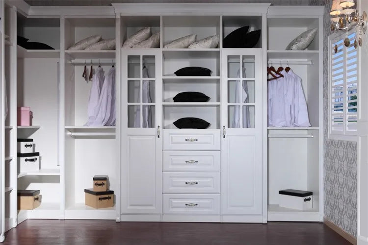 House Bedroom Walk-in Clothes Closet Furniture From China