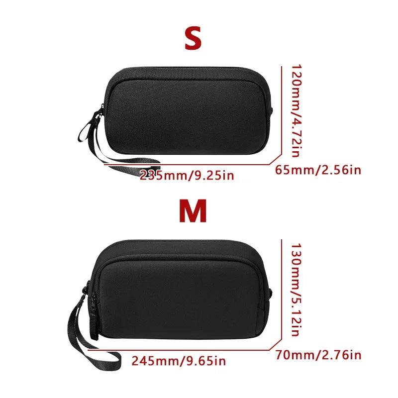 New Portable Wire USB Organizer Bag Travel Earphone Powerbank Data Lines Storage Pouch Large Capacity Mouse Cable Bag