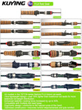 Deliver from USA KUYING TETON TTC662L TTC632UL TTS662L TTC602LS TTS602LS Fishing Lure Rod Casting Spinning River Stream Carbon