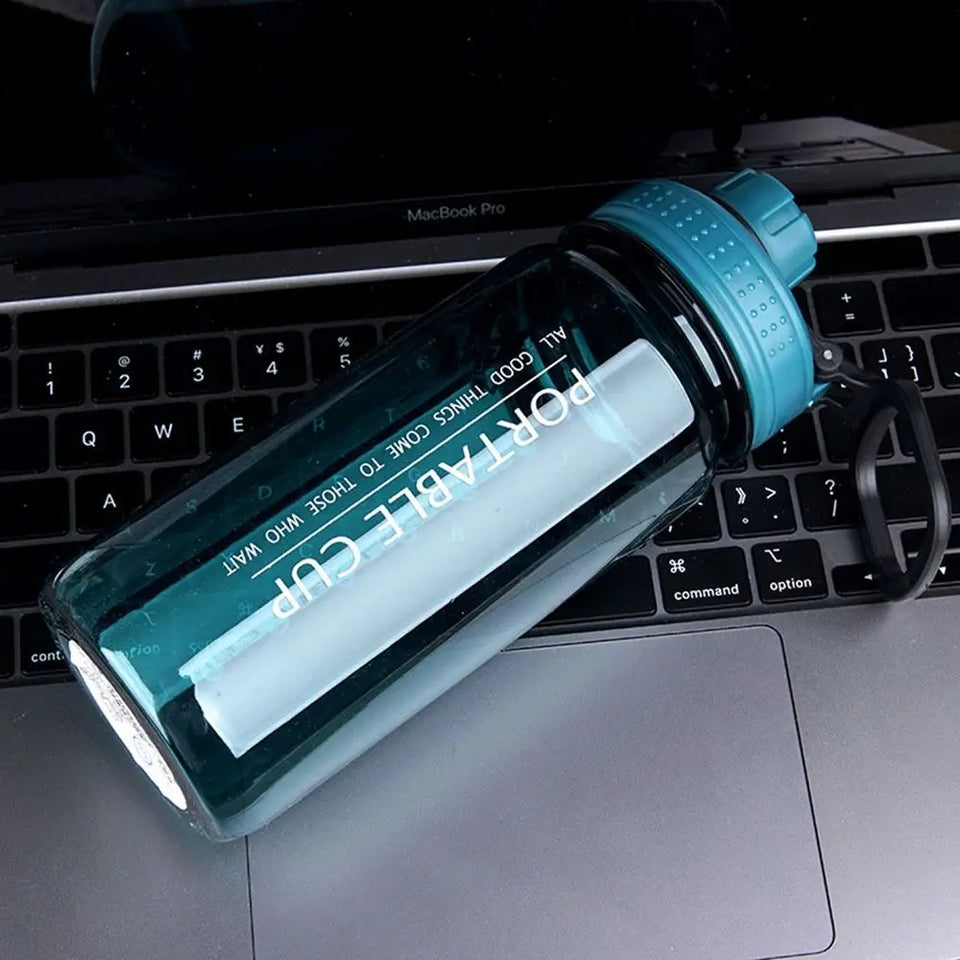 Fashion Drinking Water Bottle 600/800/1000ML Plastic Tea Coffee Cup Large Capacity Water Cup Outdoors