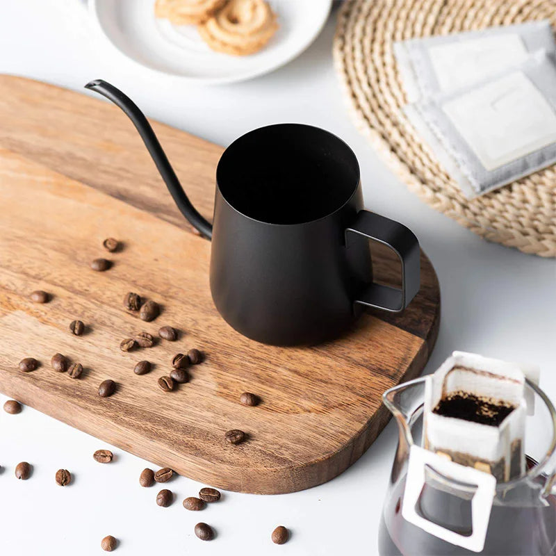 Coffee Hand Brewing Pot 250/350/600ML Stainless Steel Long Gooseneck Coffee Pot Kettle For Induction Stove Tops Kitchen Tools