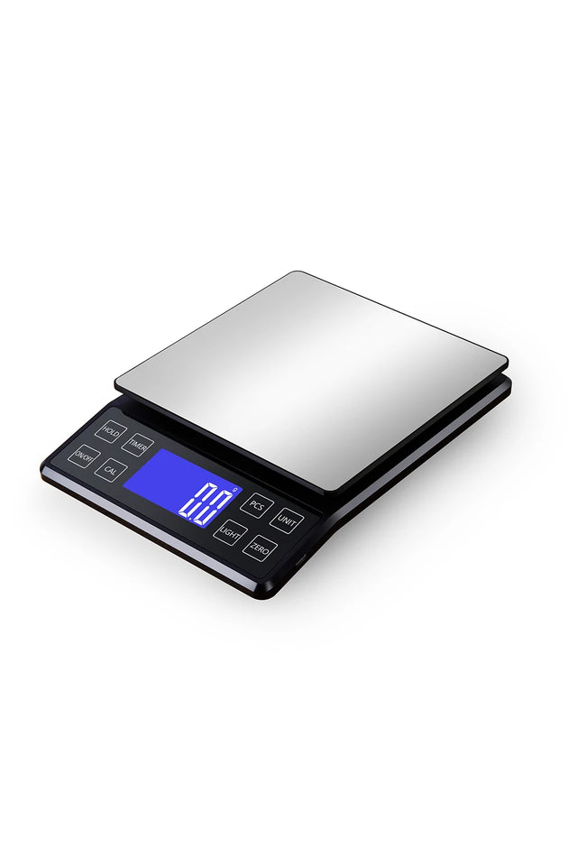 Digital Kitchen Scale 0.1g High Precision 3kg/5kg/10kg Home Waterproof Stainless Steel Electronic Balance Food Weighing Scale