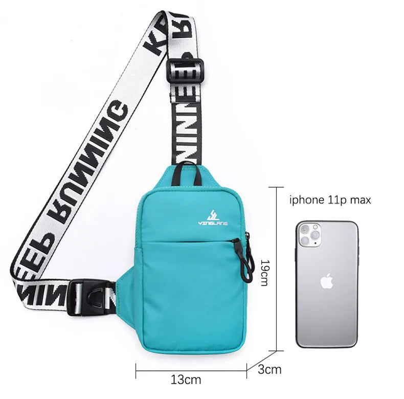 small chest bag women travel mobile phone bag outdoor Sports bag for men mini sling shoulder bag female messenger bag girl gift