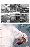 180ml Chinese Yixing Purple Clay Teapot Raw Ore Ball Hole Filter Teapot Custom Zisha Xishi Teaware Handmade Beauty Tea Infuser