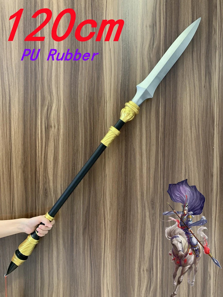 Chinese Ancient Zhao Yun Spear Sword Gun Weapons Three Kingdoms Role Playing Model Boys Toys Prop Knife Kids Gift Cosplay 1:1