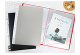 B4 Plastic Budget Binder File Folders Documents Booklet Leaflet 40/60 Pages Office Student Supplies Desk Organizer