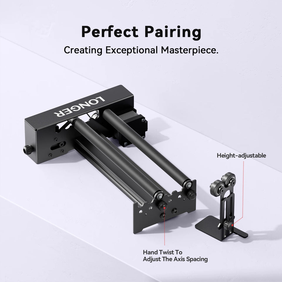 Rotary Roller Upgrade Kits For Laser Engraver Cutting Machine  Engraving Cutting Cylindrical object