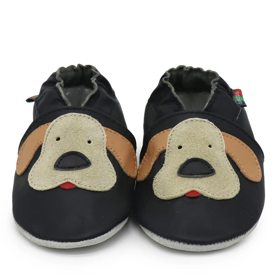 002Carozoo Girl Boy Shoes Soft Sheepskin Leather Shoes Skid-Proof Soft Soled Shoes Baby First Walkers Shoe Fit 0-24 Monther