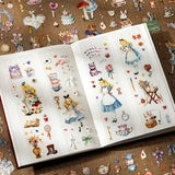 Mr.Paper 50Sheets/Book Fairy Tale Theme Die-cut PET Sticker Book DIY Journal Supplies for Phone Case Envelope Calendar Cup Decor