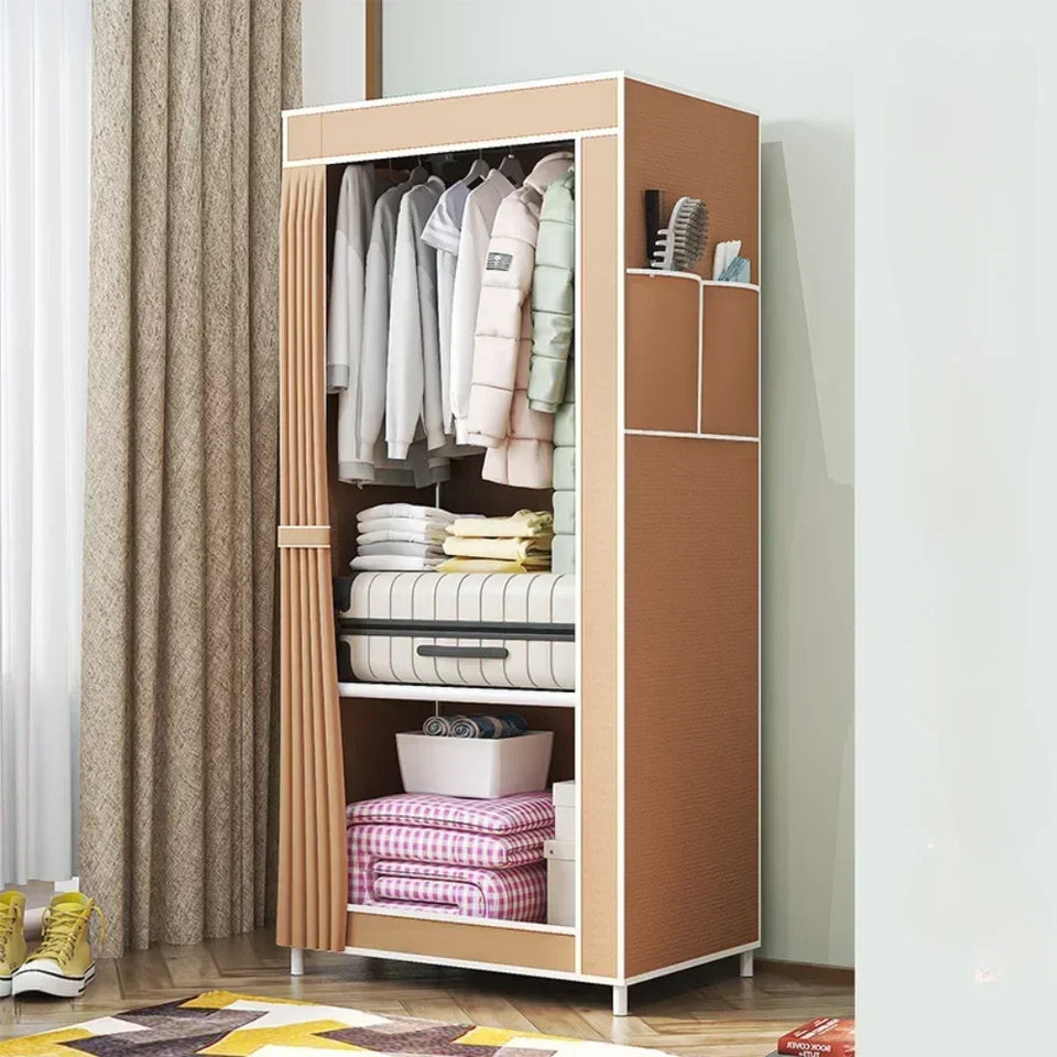 Simple Bedroom Closet Household Simple Assembly Cloth Closet Storage Closet Storage 5 Colors Simple Organizer Dustproof Foldable