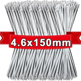 Metal Cable Ties Stainless Steel Self Locking Fastening Rings Heavy Duty Cables Tie Strap Exhaust Wrap Organizer For Home Office