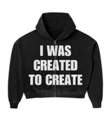 2025 Trendy Hip-hop Street Trend Brand Clothing Punk Style Letter Print Zipper Hoodie Men Pink Casual Retro Oversized Sweatshirt