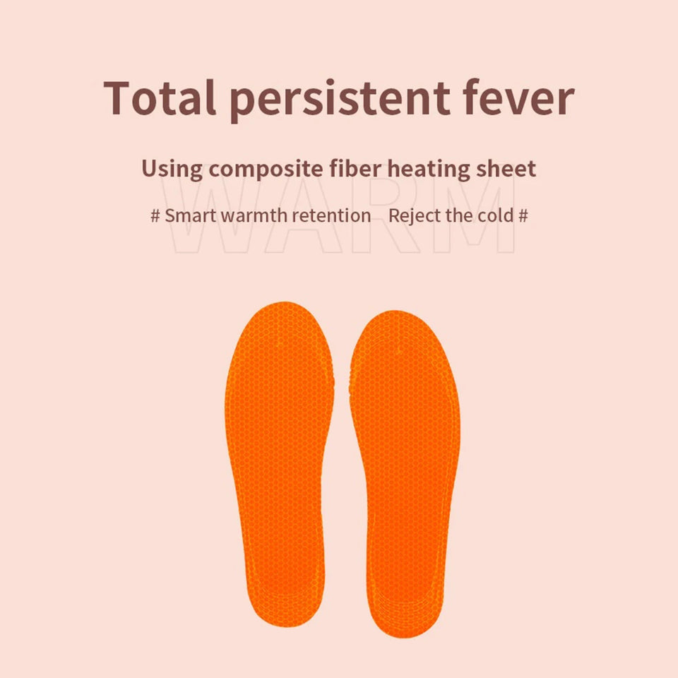 USB Heated Shoe Insoles Electric Foot Unisex Warming Pad Feet Warmer Sock Mat Winter Outdoor Sports Heating Insole Winter Warm