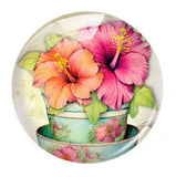 Handmade Teacup Coffee Cup Flower Photo Glass Cabochon Flatback Demo Flat Back Cameo For Diy Jewelry Making Supplies Accessories