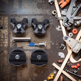 Bike Seatpost Clamp Carbon Rail Cushion Seatpost Clips Bicycle Seatpost Clamp for Oval/Round Clips