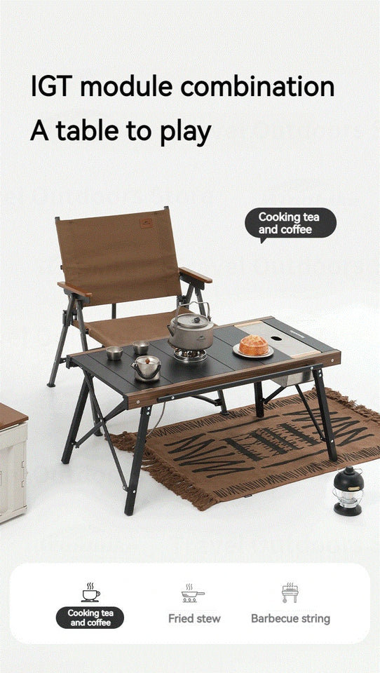 Naturehike Outdoor Folding Table Folding IGT Table Accessories Multifunctional Portable Picnic Only Accessories Stove Bracket