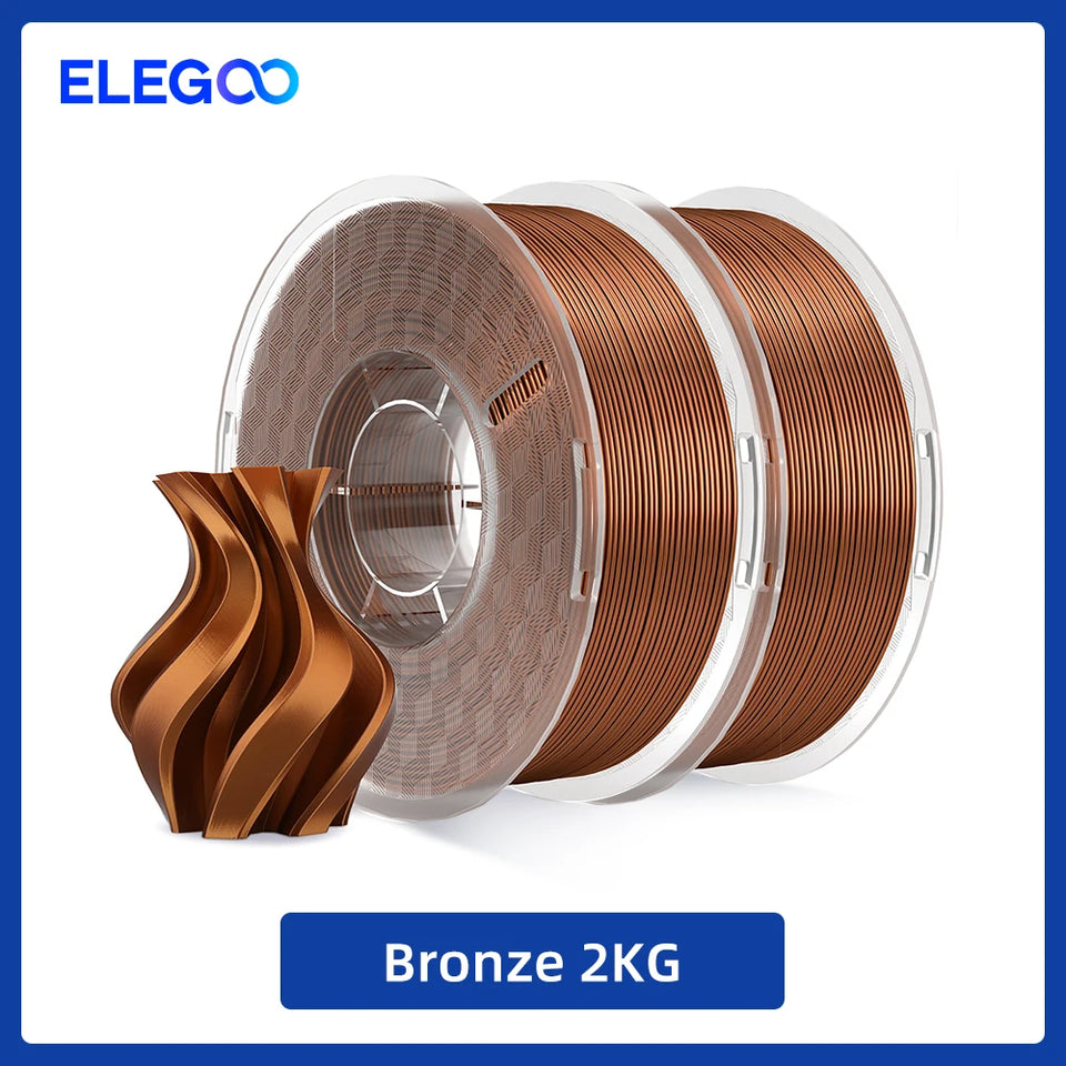 ELEGOO 5/10KG Silk Filament PLA 1.75mm 3D Printer Filament for FDM 3D Printers Elegoo PLA for Elegoo Centauri Carbon