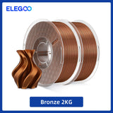 ELEGOO 5/10KG Silk Filament PLA 1.75mm 3D Printer Filament for FDM 3D Printers Elegoo PLA for Elegoo Centauri Carbon