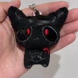 Creative Halloween Horror Plush Keychain toy Creepy Bloody Monster Doll Pendant Gothic Scary Backpack Accessories Couple Gift