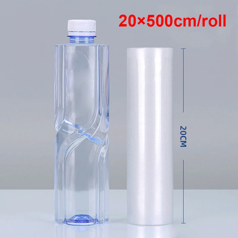 Food Vacuum Storage Packaging Bags for Vacuum Sealer Meat Fruit Vegetable Vacuum Packaging Bags 12/15/20/25/30cm 500cm/roll
