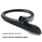 2pcs Car B-pillar Sealing Strip with Steel Bar Car Door Edge Seal Strip Car Rubber Weatherstrip Sound Insulation Sealing Strips