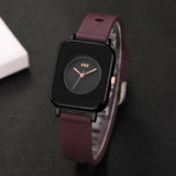 Fashion Rectangle Women Watches Casual Silicone Band Sports Watch Reloj Mujer Girls Clock Gift