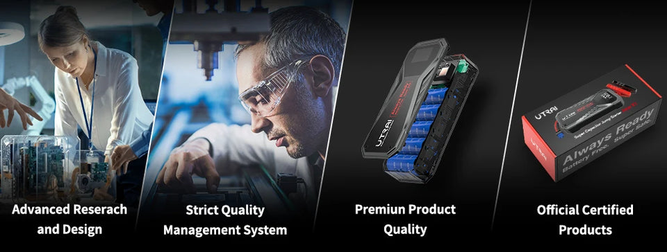 UTRAI  20000mAh Car Jump Starter Power Bank 6000A Car Booster Auto Emergency Starting Device Jump Start for Petrol Diesel