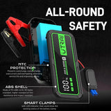 UTRAI  20000mAh Car Jump Starter Power Bank 6000A Car Booster Auto Emergency Starting Device Jump Start for Petrol Diesel