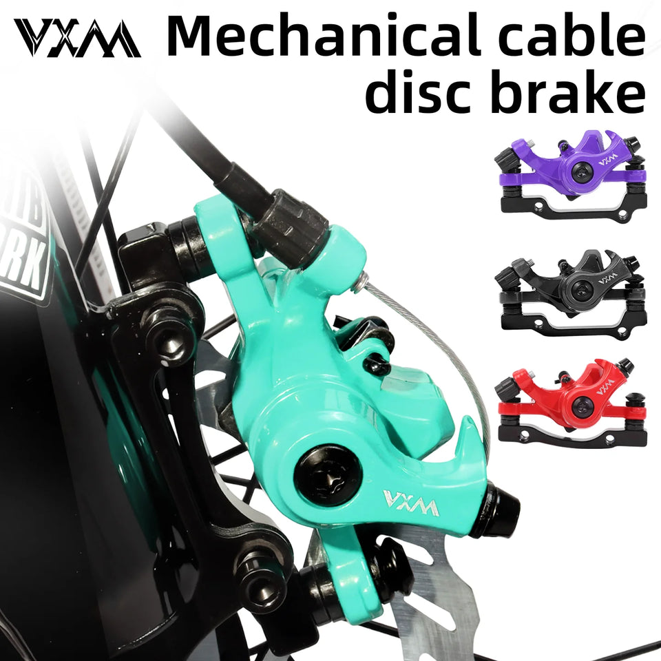 Bicycle Disc Brake Aluminum Alloy Mechanical Wire Pull Disc Brake MTB Bike MT200 160/180MM Caliper Hydraulic Disc Brake
