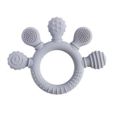 1PC Baby Silicone Teether Toys BPA Free Silicone Finger Ring Pacifier Chain Soothing Teething Toys For Newborn Teething Gifts