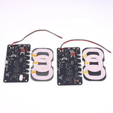 20W High-Capacity Wireless Charger for Car/Home Use; Includes Type-C Interface and 3-Coil DC9-32V Module