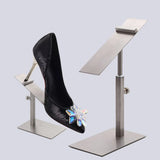 Shoes Display Stand Sturdy Sandal Store Display for Desktop Retail Supply Shoes Display Stand Shoe Riser Adjustable Height