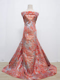 SJD LACE African French Tulle Brocade Lace Fabrics Damask Lace 2026 Latest Nigerian Gilding Jacquard for Women Party Dress 4318