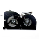 New CPU+GPU Cooling 5V Fan for MSI GS75 P75 WS75 MS-17G1 MS-17G2 MS-17G3 P/N: BS5005HS-U3I BS5005HS-U3J MS-17G1 MS-17G2 MS-17G3