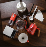 BINCOO Pour Over Coffee Dripper Set 400ml Glass Sharing Pot Funnel Drip Coffee Maker Hand Brew Cup Coffee With V01 Filter Paper