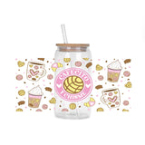 Coffee vibe Series easy peel waterproof DIY decoration decals 3D transfers uvdtf crystal sticker 16oz uv dtf cup wraps