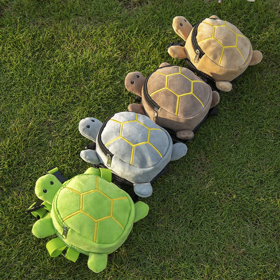 Turtle Shape Dog Snack Bag Large Capacity Pet Backpack Portable Soft Puppy School Bag Convenient Cute Puppy Carrier