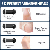 USB Powered Electric Foot Grinder Callus Remover Rechargeable with Adjustable Speeds for Men & Women's Pedicure Care