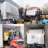Customized Mobile Coffee Trailer and Pizza Food Truck Dual Business Stainless Steel Food Trailer Commercial Grade Package