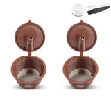 5.4*3.5CM Food Grade PP Reusable Coffee Capsule Pods For Dolce Gusto Refillable Filters Crema Espresso Capsules Cup Kitchen Tool