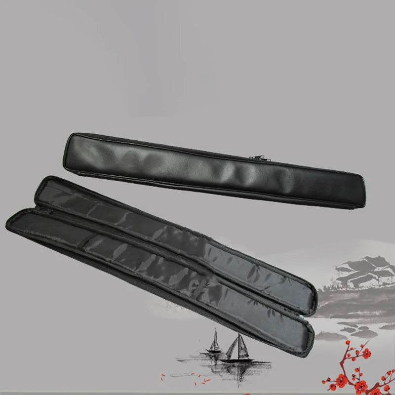 1pc Flute Storage Bag Portable Leather Fabric Vertical Flute Case Musical Instrument Storage High Quality Woodwind Accessories