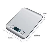 5/10kg/1g Household Kitchen Scale High-precision Electronic Pastry Baking Scale Small Food Baking Scale Accurate Weighing