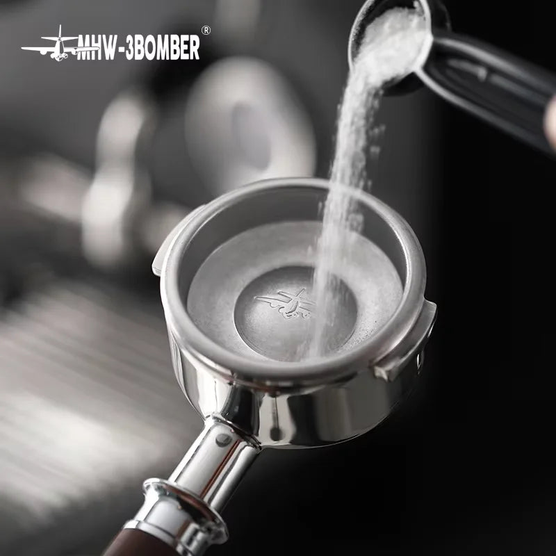MHW-3BOMBER Blind Bowl Cleaner 58mm for Espresso Machine Filter Basket, Professional Coffee Cleaning Tool