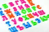 Colorful and Odorless Magnetic Letters in 4cm Uppercase Russian Alphabet for Infant Early Education