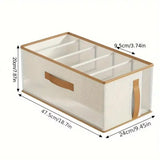 Organizer Box for Storage in The Closet Underwear Drawers Storage Bedroom Cabinet Socks Bra Storage Pants Organizer