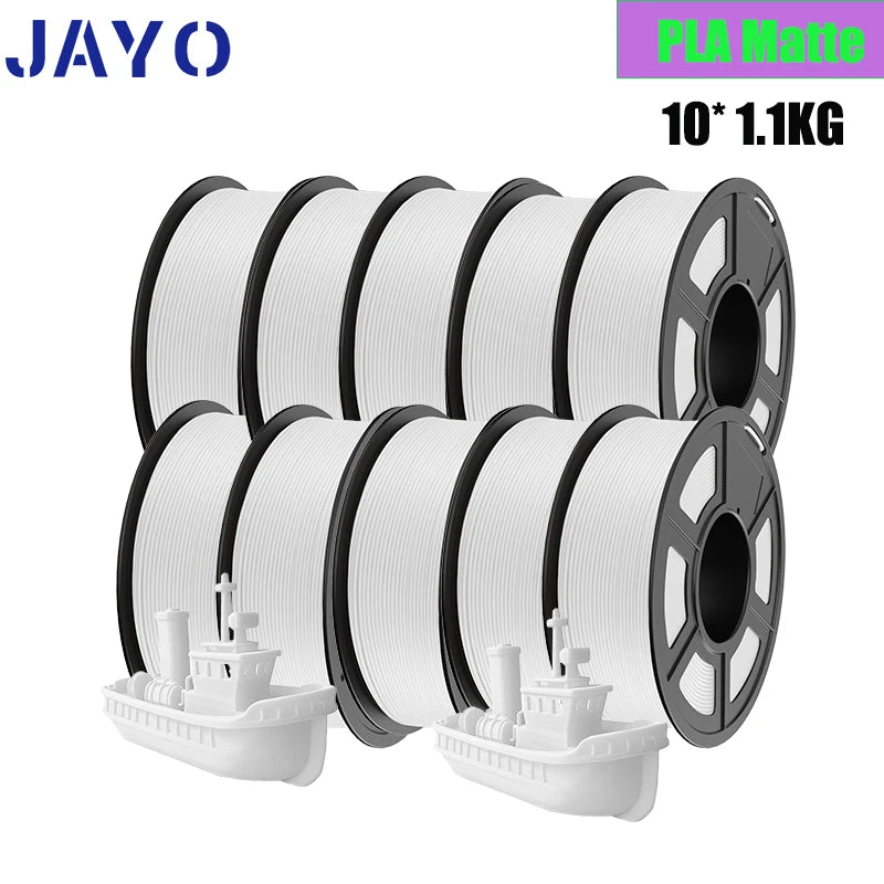 JAYO pla plus petg High speed matte PETG APLA 10Rolls  filament 175mm no bubbles smooth multiple colors optional for 3D printing