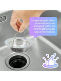 2 Pcs Stainless Steel Sink Strainer, Clog Prevention Filter, for Kitchen Bathroom Drain, Easy to Clean