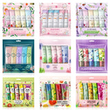 5pcs Plant Fruit Fragrance Hand Cream Sets Moisturizing Handcream Set Hand Care Nourishing Anti Chap Skin Care for Foot