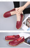 Women Flats Ballet Shoes Woman Cut Out Leather Breathable Moccasins Women Boat Shoes Ballerina Ladies Casual Shoes